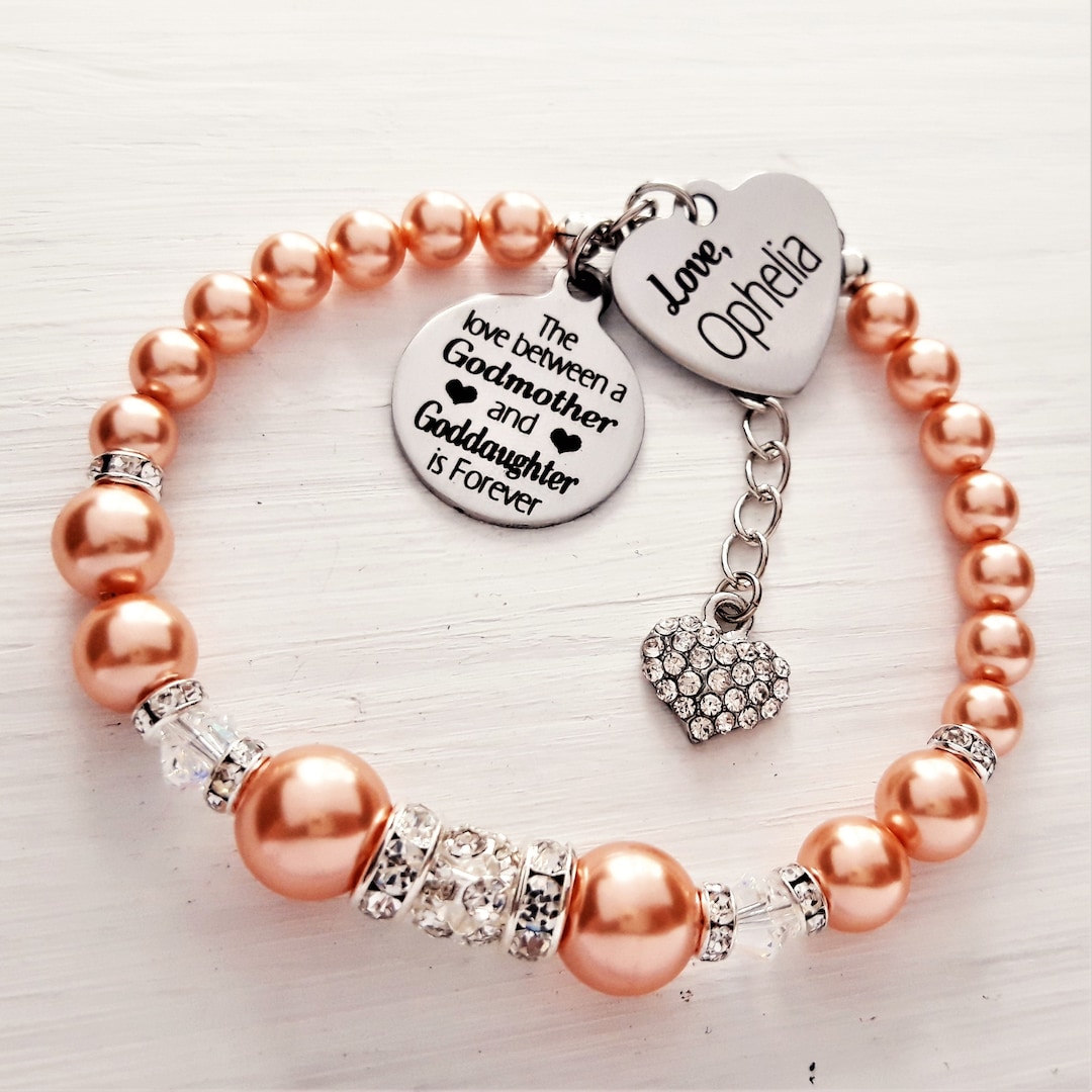Goddaughter Necklace Matching Godmother And Goddaughter Bracelets