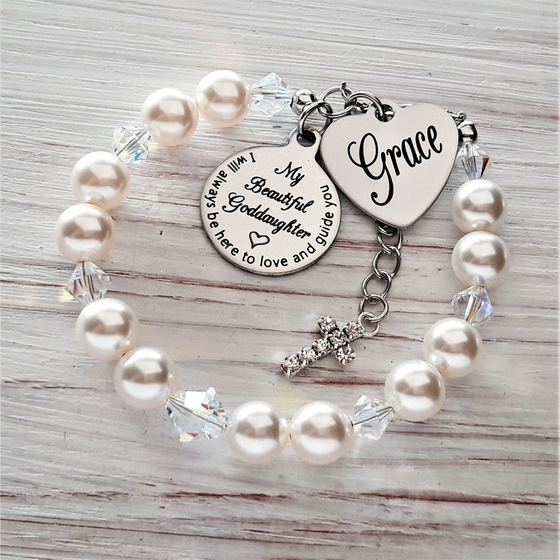 Goddaughter Gift Personalized Gift for Goddaughter Baptism Etsy Ireland