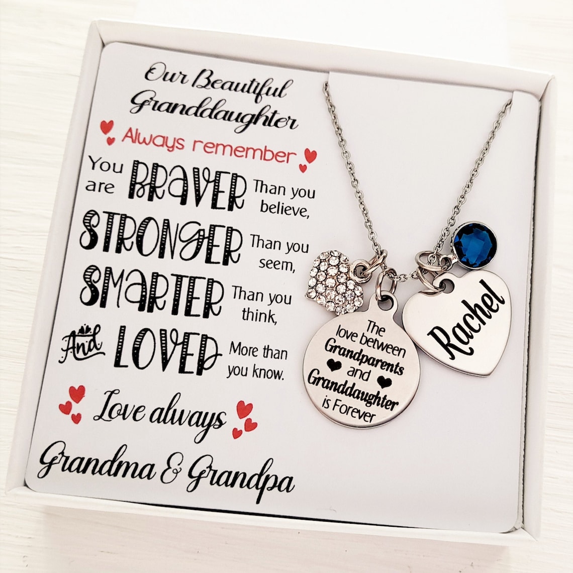 Gift for granddaughter Personalized gift for granddaughter Etsy