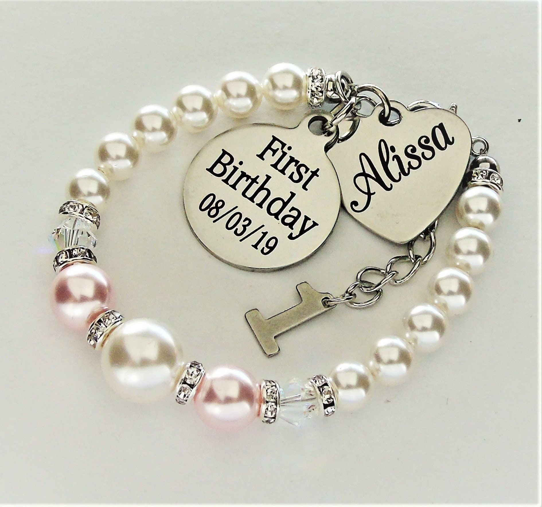 Baby's first birthday bracelet sale