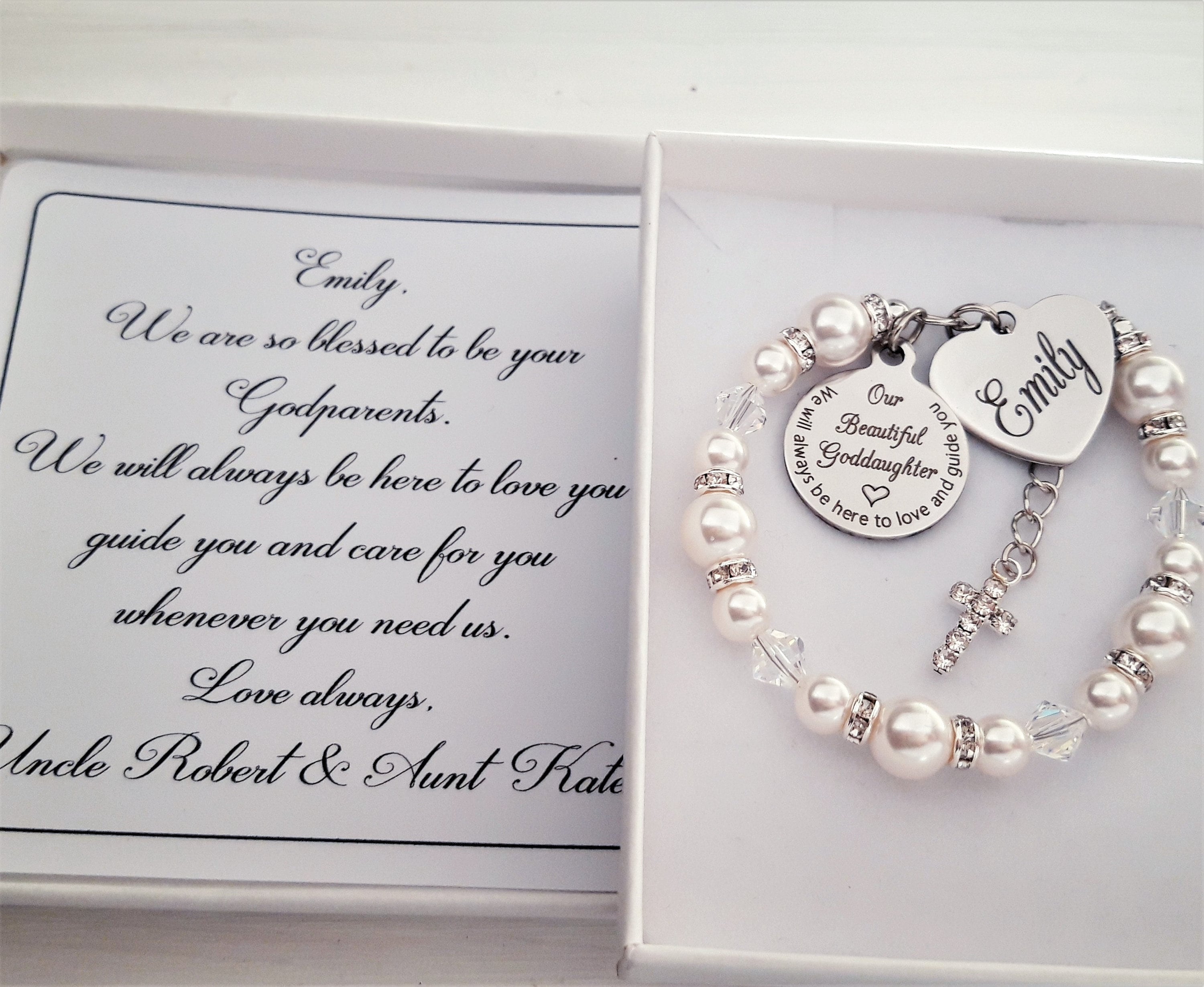 Baptism Gift for Goddaughter From Godparents Goddaughter Etsy UK