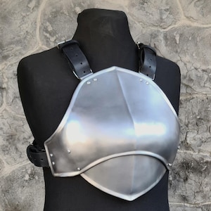 Handcrafted Steel Female Cuirass: Fantasy LARP Costume