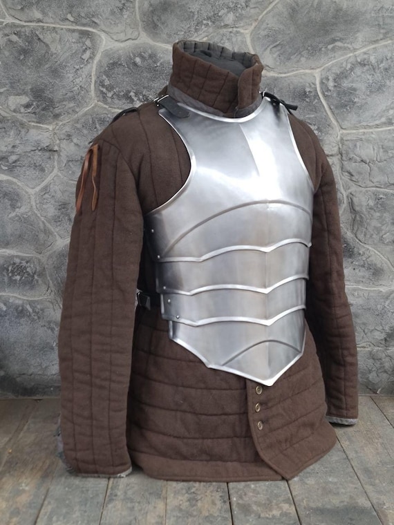 Fantasy body armor, cosplay chest, steel cuirass, fantasy ren faire, Viking larp costume