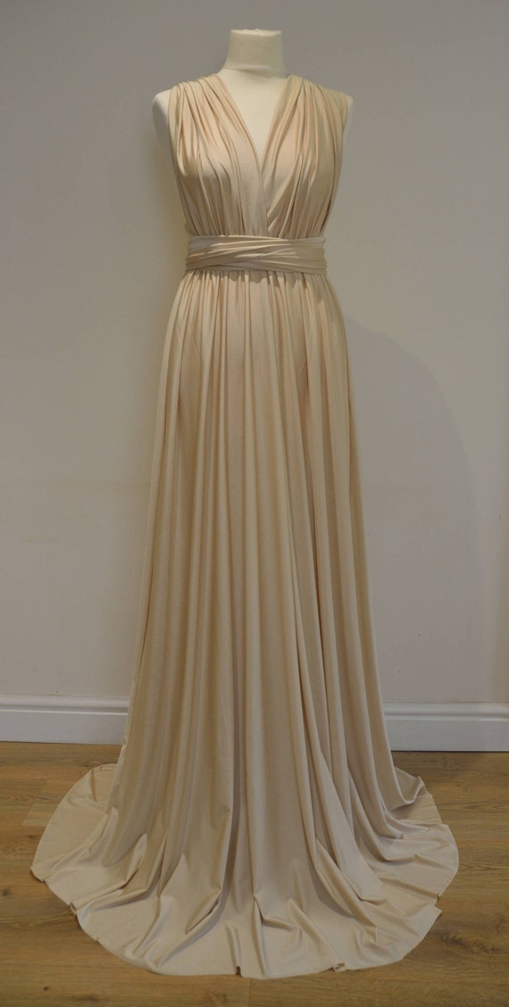 gold multiway bridesmaid dress