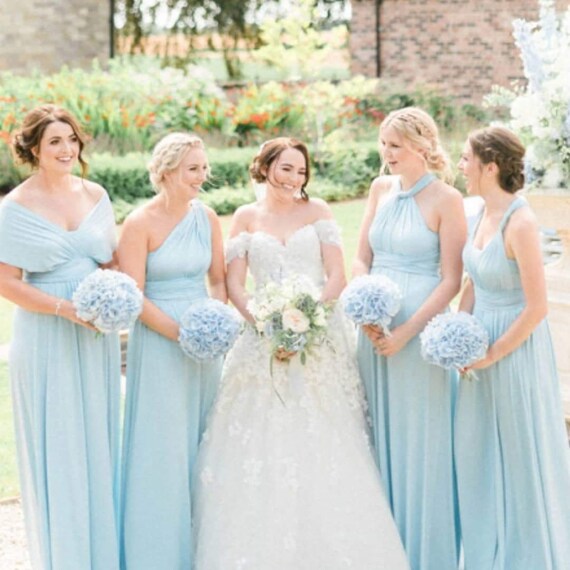 infinity dress powder blue