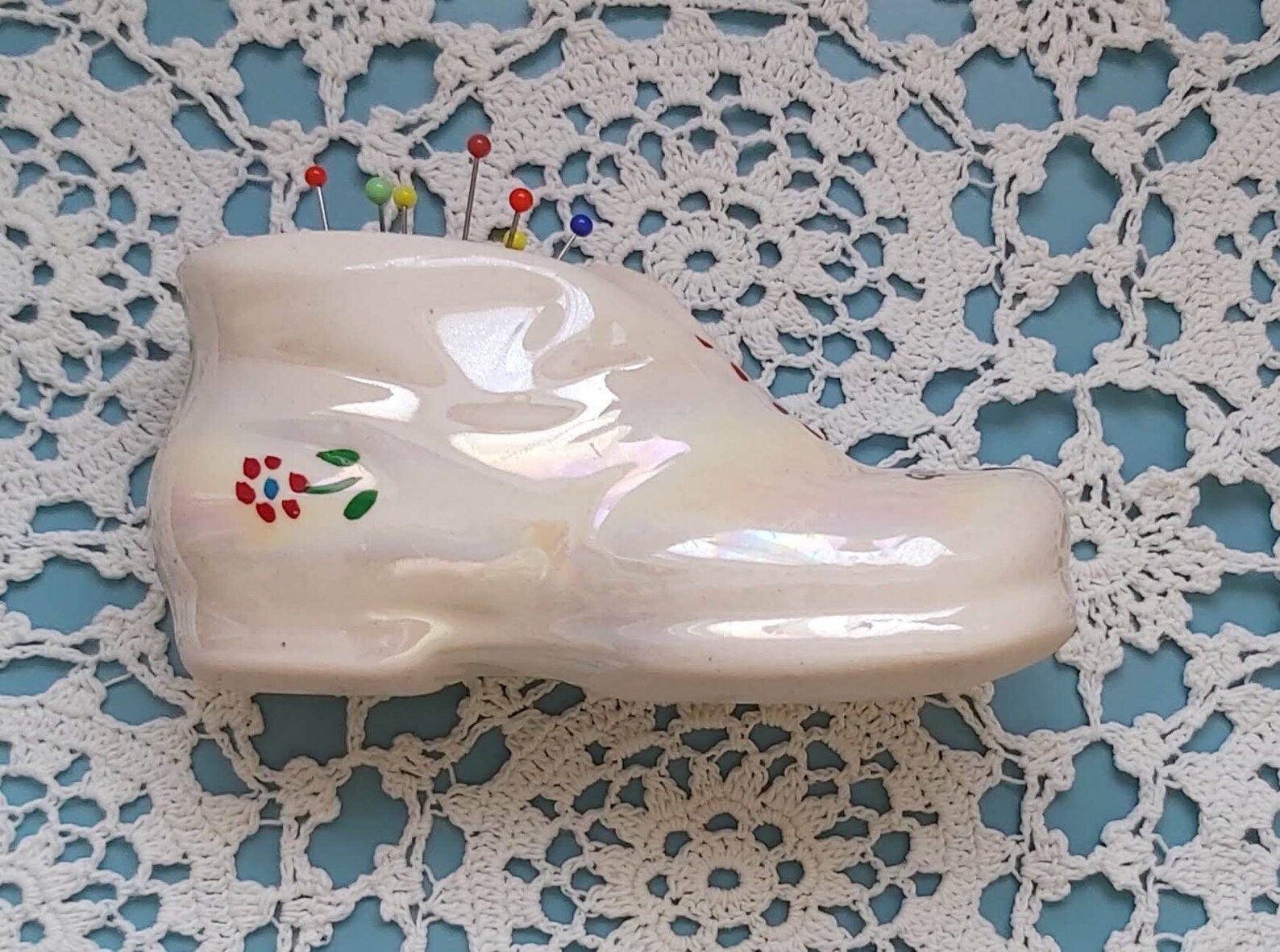 Great Yarmouth Souvenir Pottery PIN CUSHION Etsy