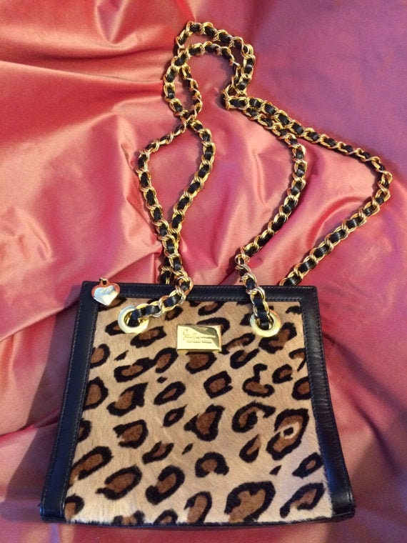 Fred Hayman Leopard Handbag