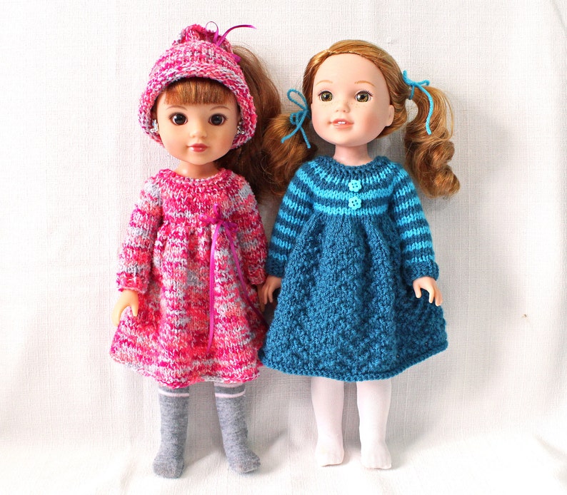 Free Knitting Patterns For Wellie Wishers Qtpie Doll Clothing Sweater