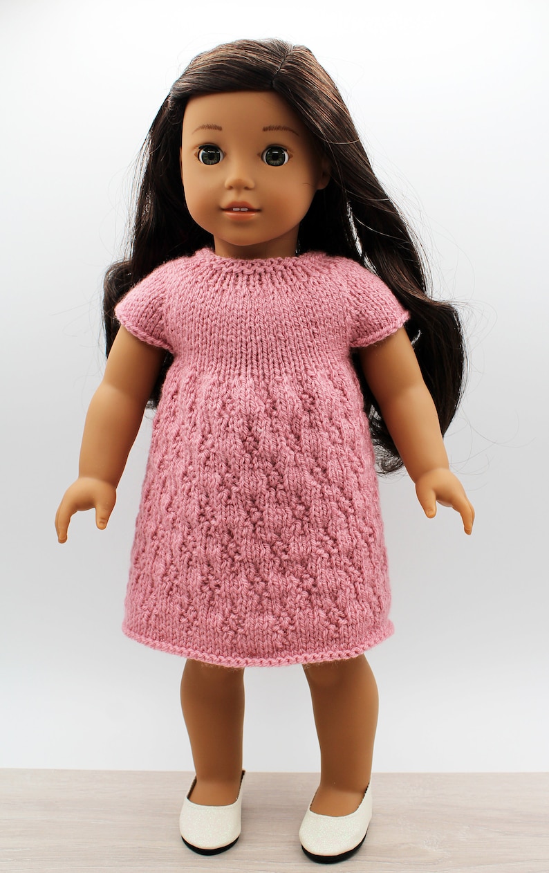 Knitting Pattern for 18-inch dolls like American Girl, Our Generation, Maplelea Girl and other similar dolls image 6