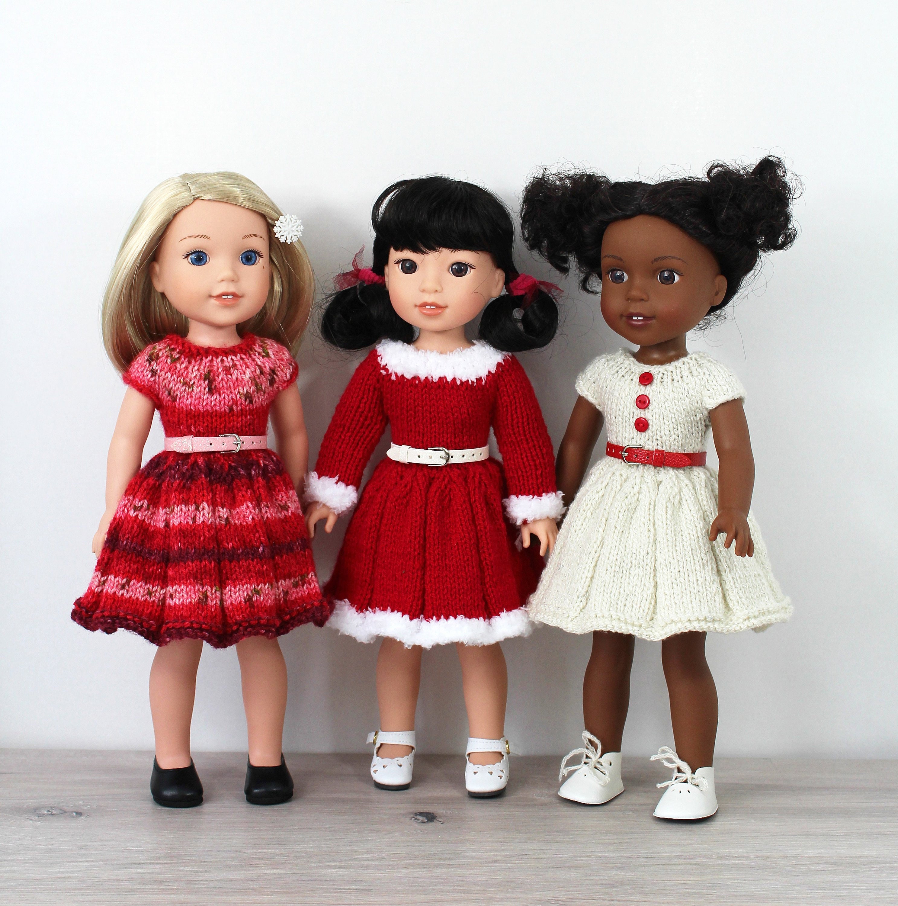 american girl holiday dress Doll Plaid Holiday Dress (Fits American Girl Doll) main image 1