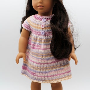 Knitting Pattern for 18-inch dolls like American Girl, Our Generation, Maplelea Girl and other similar dolls image 3