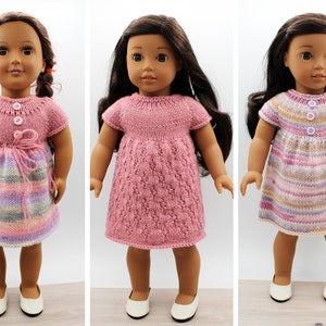 Knitting Pattern for 18-inch dolls like American Girl, Our Generation, Maplelea Girl and other similar dolls image 2