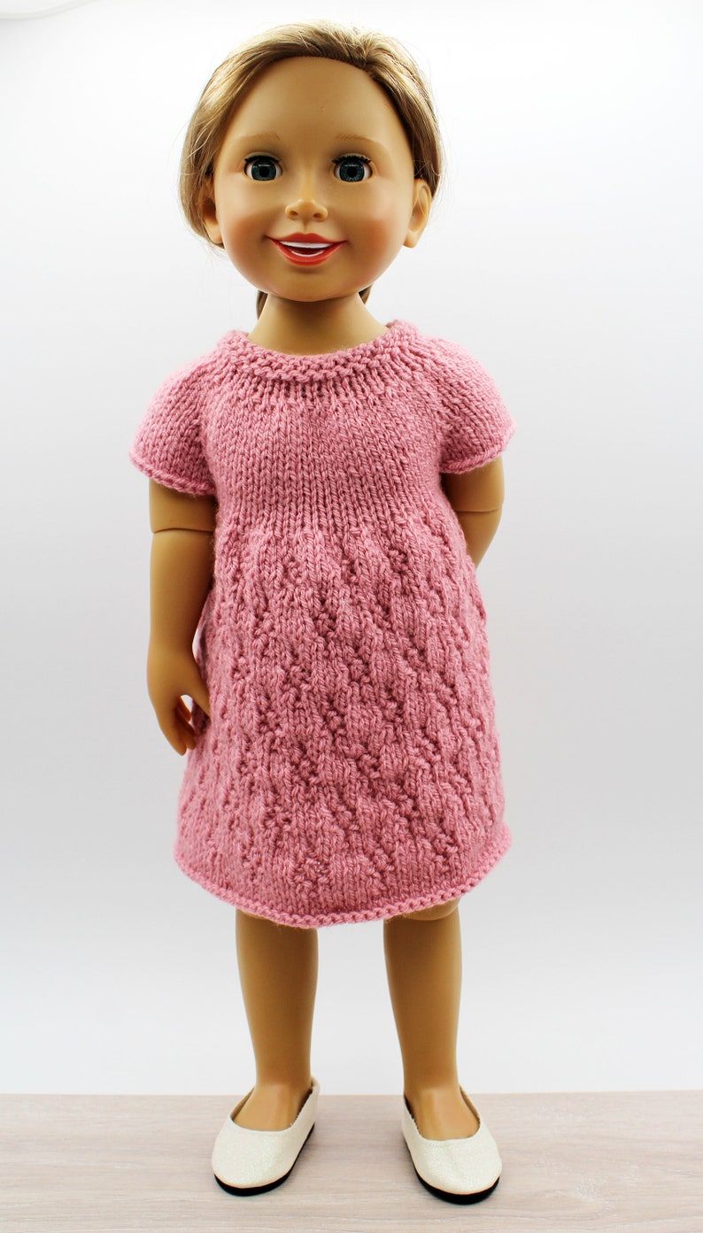 Knitting Pattern for 18-inch dolls like American Girl, Our Generation, Maplelea Girl and other similar dolls image 8