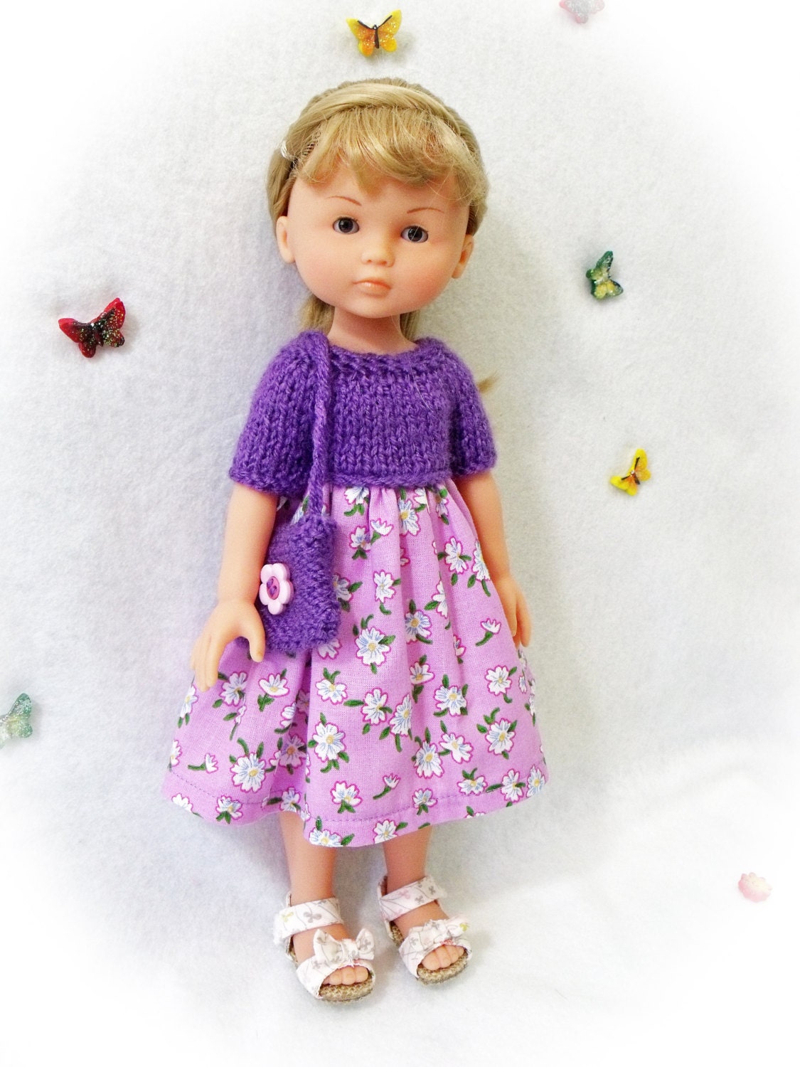 Knit and Sew Dress Pattern for Paola Reina Doll 12/32 Etsy