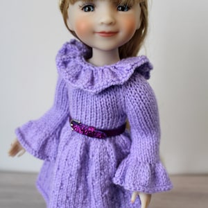 Knitting Pattern for Two Dresses for Ruby Red Fashion Friends Dolls 14 ...