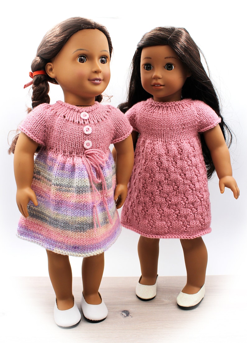 Knitting Pattern for 18-inch dolls like American Girl, Our Generation, Maplelea Girl and other similar dolls image 7