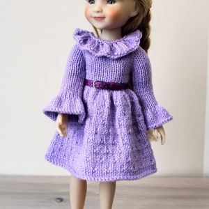 Knitting Pattern for Two Dresses for Ruby Red Fashion Friends Dolls 14 ...