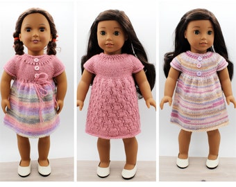 Knitting Pattern for 18-inch dolls like Our Generation, Maplelea Girl and other similar dolls