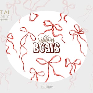 Acuarela cinta roja arcos clipart, arcos del día de San Valentín, acuarela Clipart digital PNG, arcos de Navidad clipart, cumpleaños, invitaciones