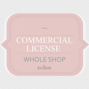 Whole Shop Commercial License NO Credit required / For Unlimited present and future sets