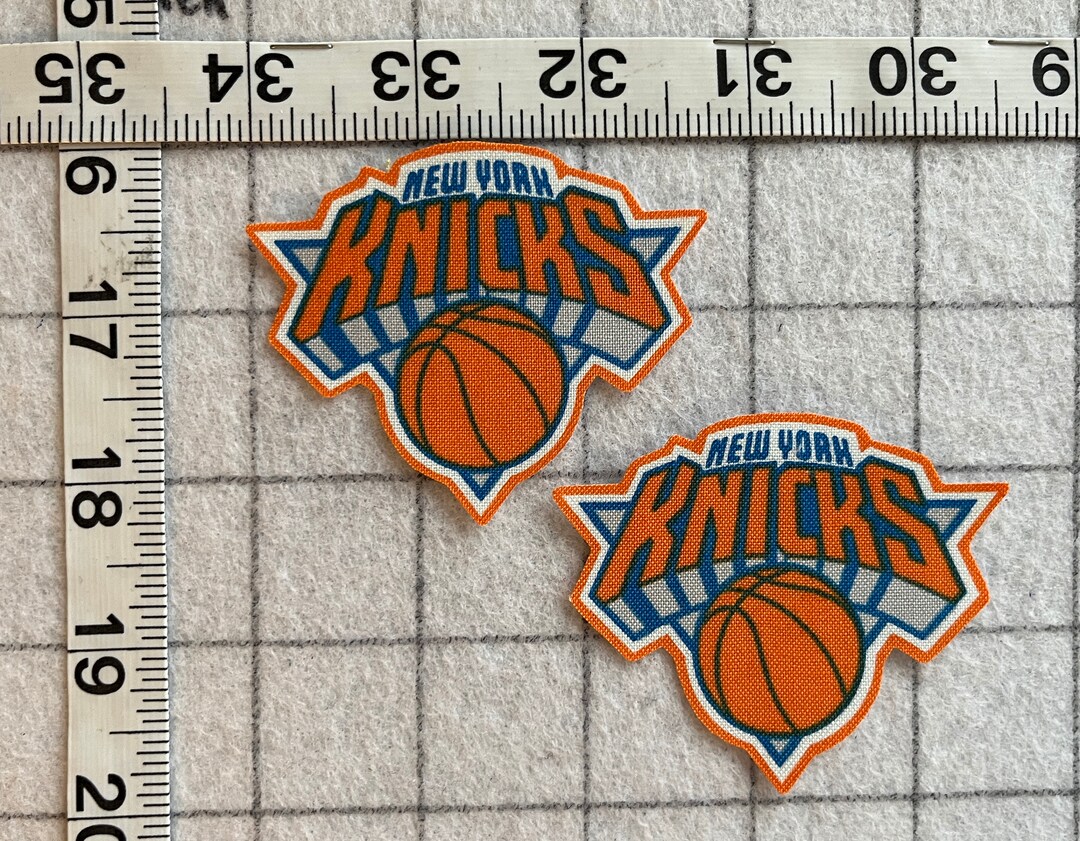 New York Knicks NBA Ironon Nosew Fabric Appliques 2pc Etsy