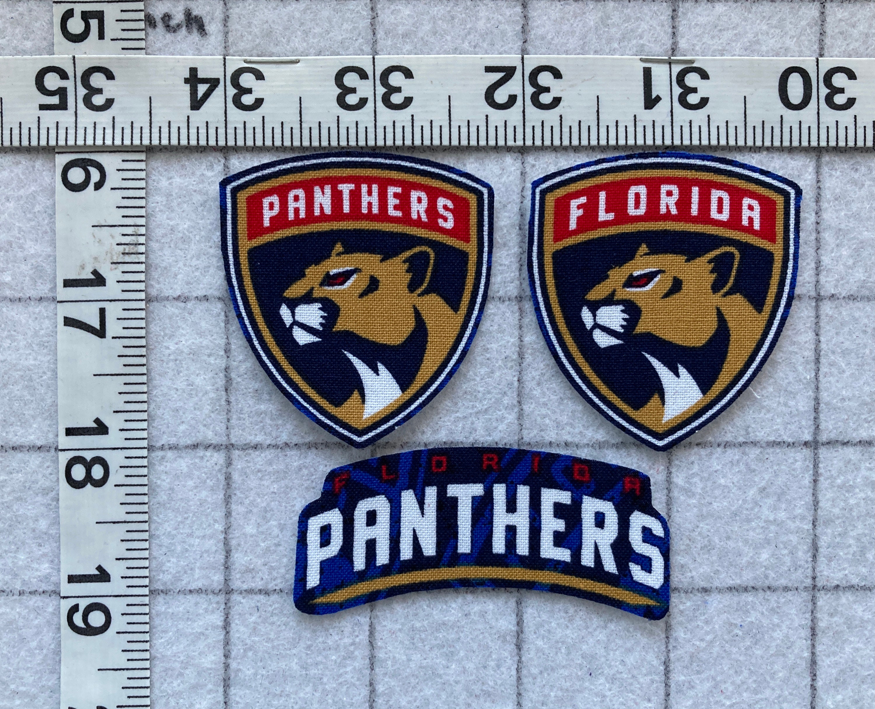 Nhl Florida Panthers Shoulder Patch Grey T-Shirt