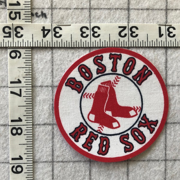 Boston Red Sox MLB Logo Iron-on  no-sew Fabric Appliques 1pc  Free Shipping