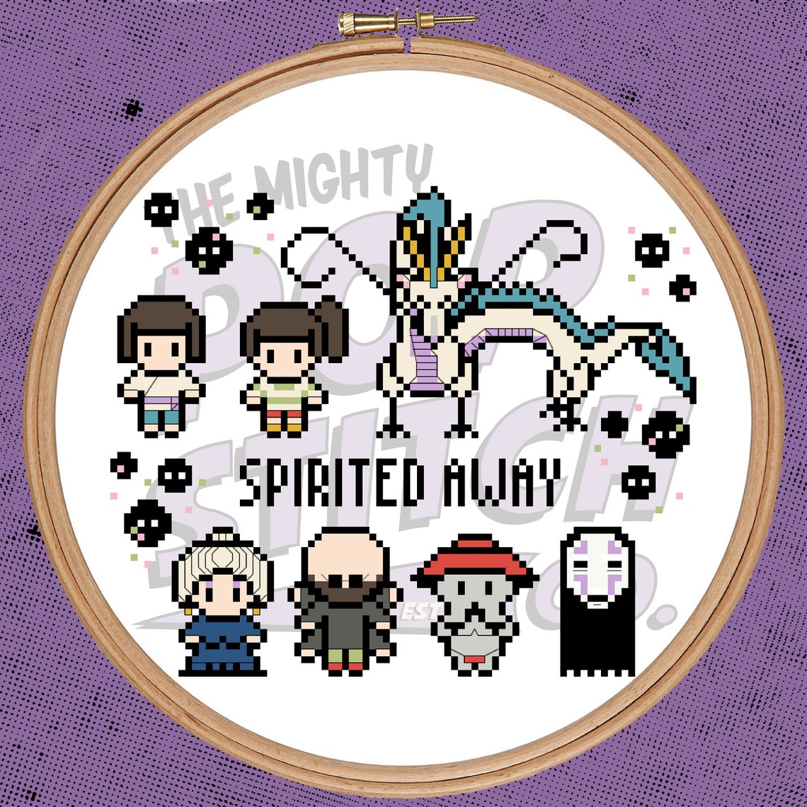 Studio Ghibli Spirited Away Cross Stitch PATTERN ONLY | Etsy