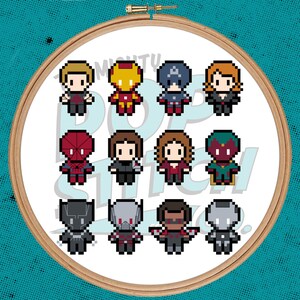 Captain America - Civil War - Cross Stitch (PATTERN ONLY)