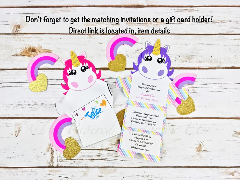 Unicorn Birthday Party Box/unicorn Party Box/unicorn Goody | Etsy
