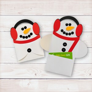 Christmas Gift Card Holder|Snowman Gift Card Holder|Gift Card Holder|Christmas Money Holder|Holiday Money Holder
