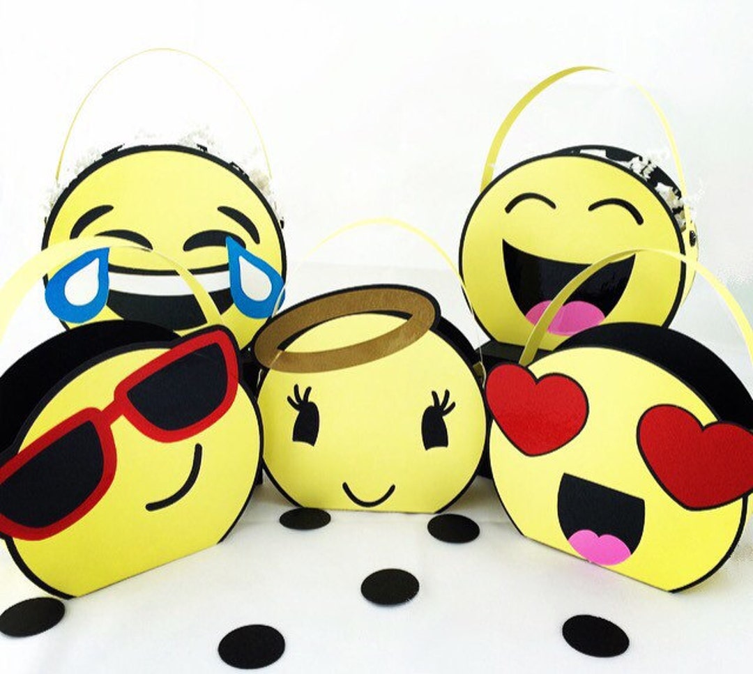 Emoji Party Box/emoji Party Bag/emoji Goody Bags/emoji Treat Bags/emoji