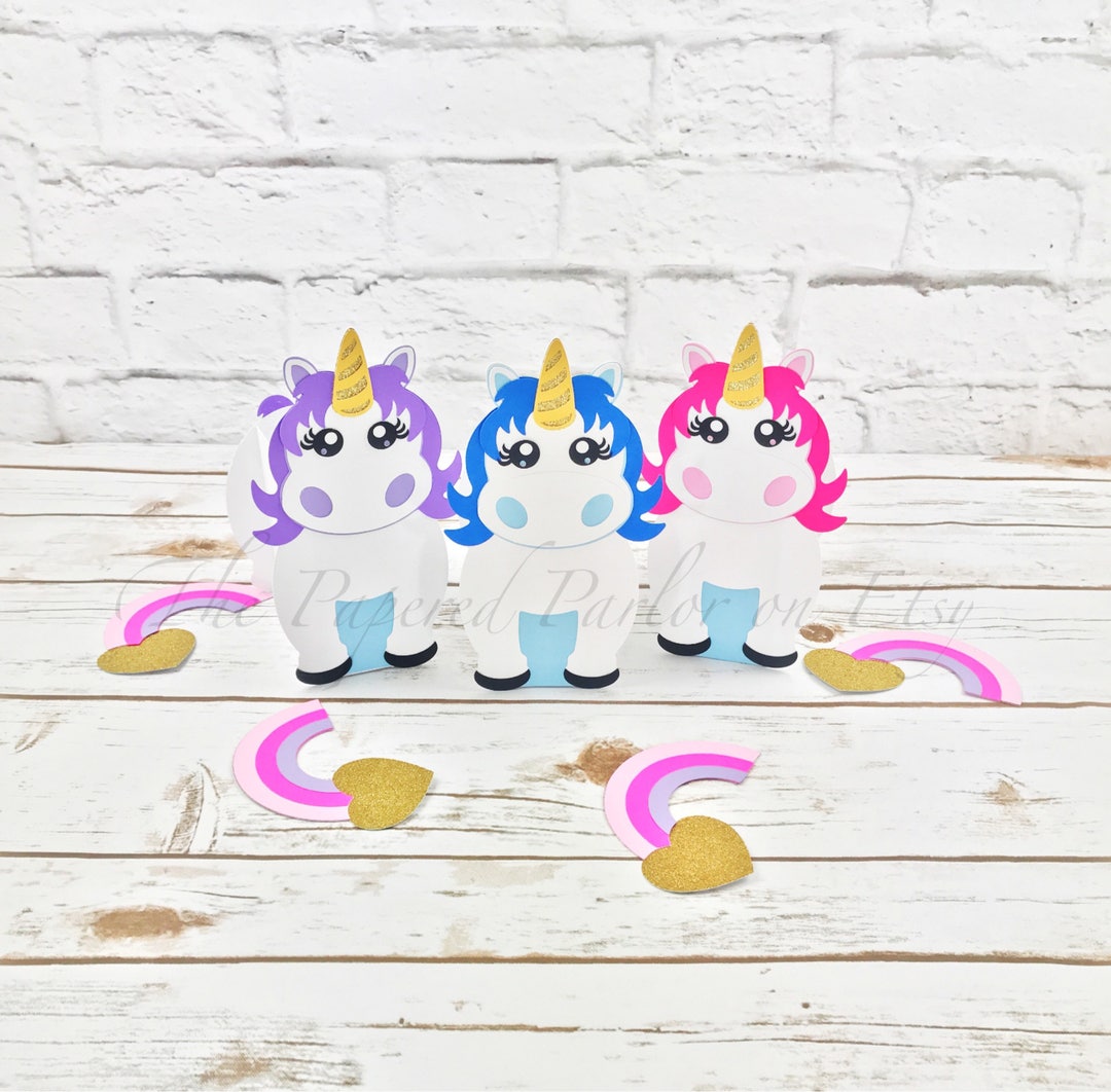 Unicorn Party Box/unicorn Treat Box/unicorn Goody Box/unicorn Birthday