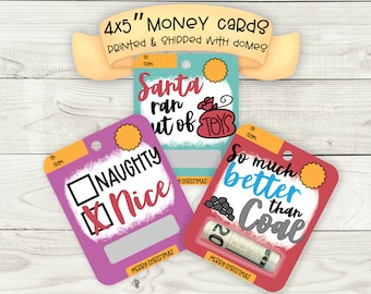 Funny Christmas Money Card Holders