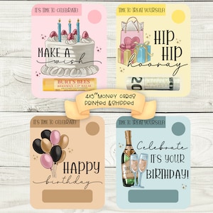Birthday Money Card Holders