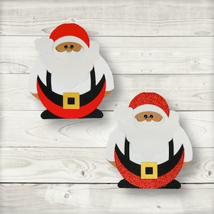 Black Santa Claus Gift Card Holder: Kwanzaa Christmas Money