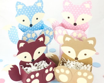 Fox Party Box/Woodland Party Box/Woodland Party Bag/Woodland Birthday/Woodland Baby Shower/Fox Party Bag/Woodland Party Bag/Fox Party