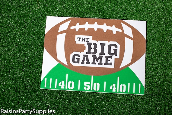 Football birthday ENVELOPE ONLY Il_570xn
