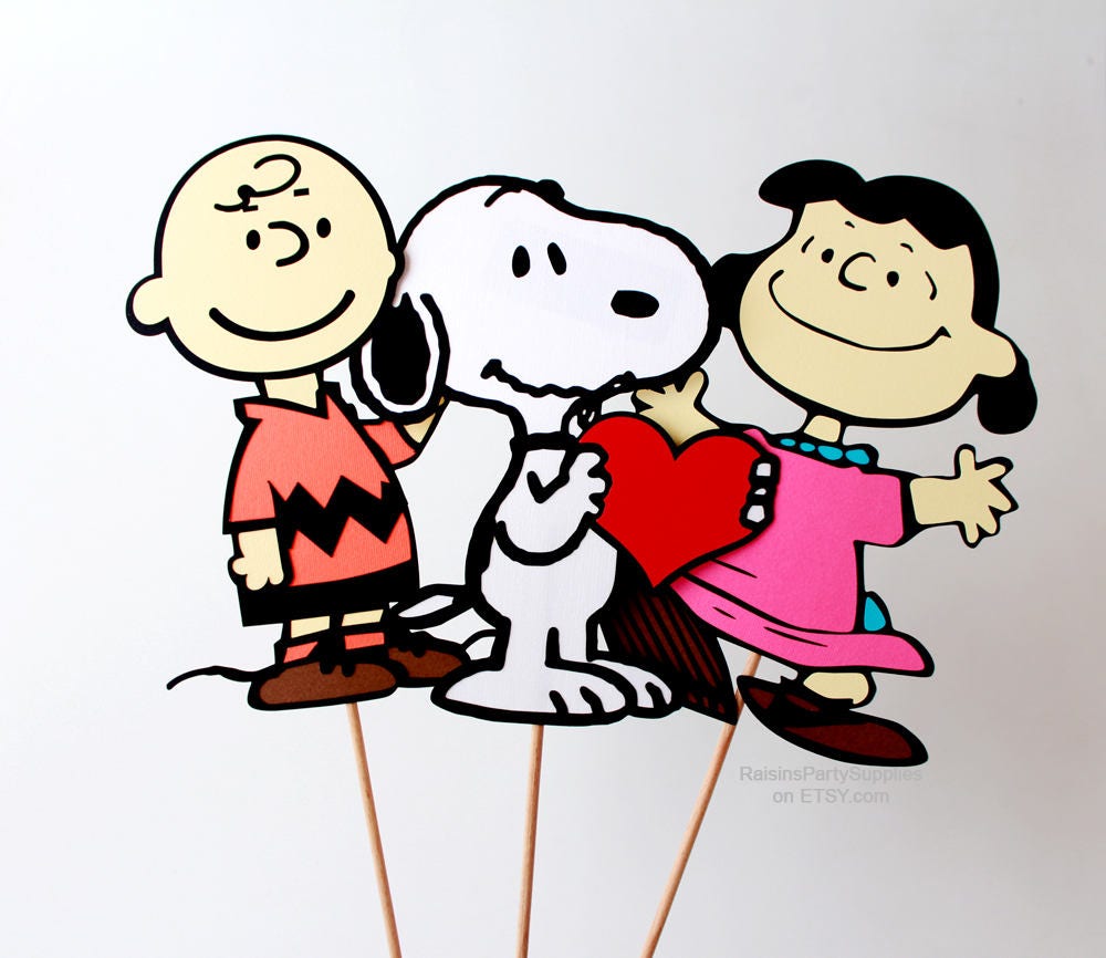 Peanuts gang decorations inspired Peanuts birthday party Etsy