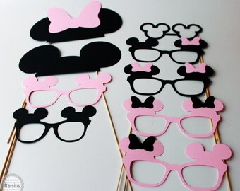 Minnie Mouse Photo Booth Props Mickey Mouse Photo Booth Props Photobooth Mickey Mouse Birthday Party Ideas Disney Photobooth Wedding decor
