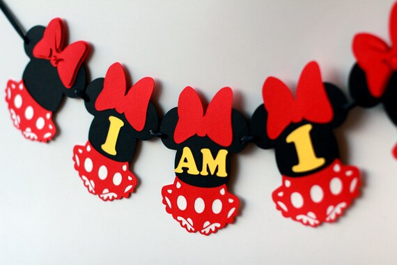 Minnie Mouse Party Decorations Minnie First Birthday Etsy