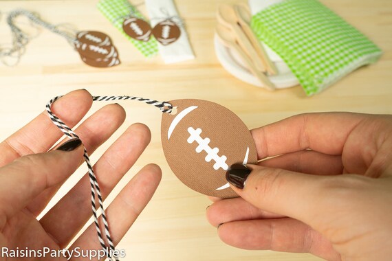 Football napkin rings table decorations for sport party Il_570xn