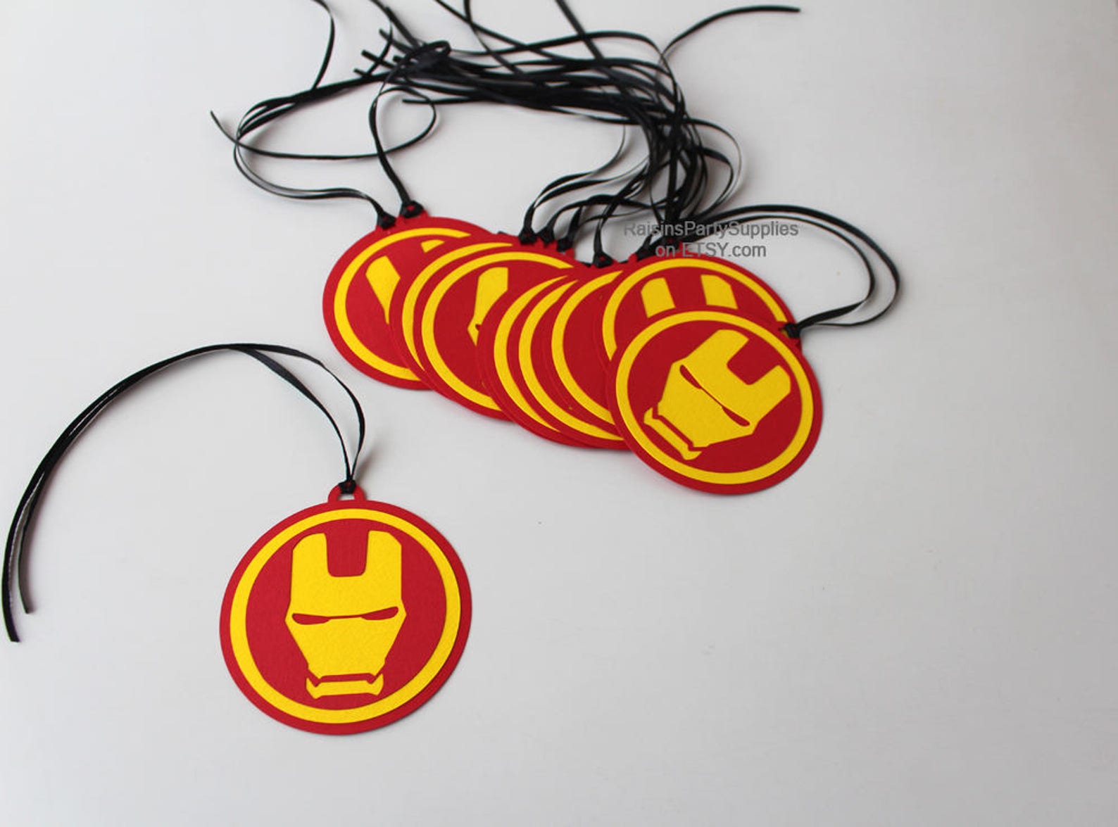 Iron Man Favor Tags Iron Man Favor Tags