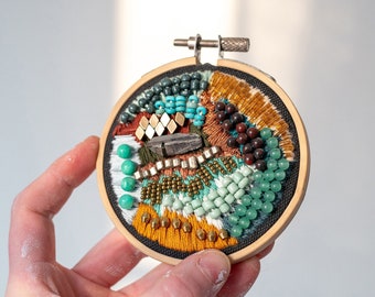 modern embroidery wall hanging, modern embroidery, embroidery hoop art