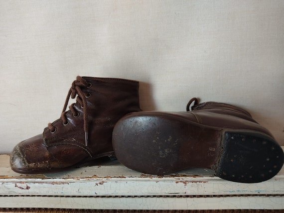 ANTIQUE old children's boots girls and boys child… - image 5
