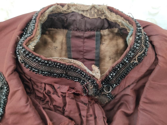 ANTIQUE France bodice jacket women's jacket boudo… - image 3