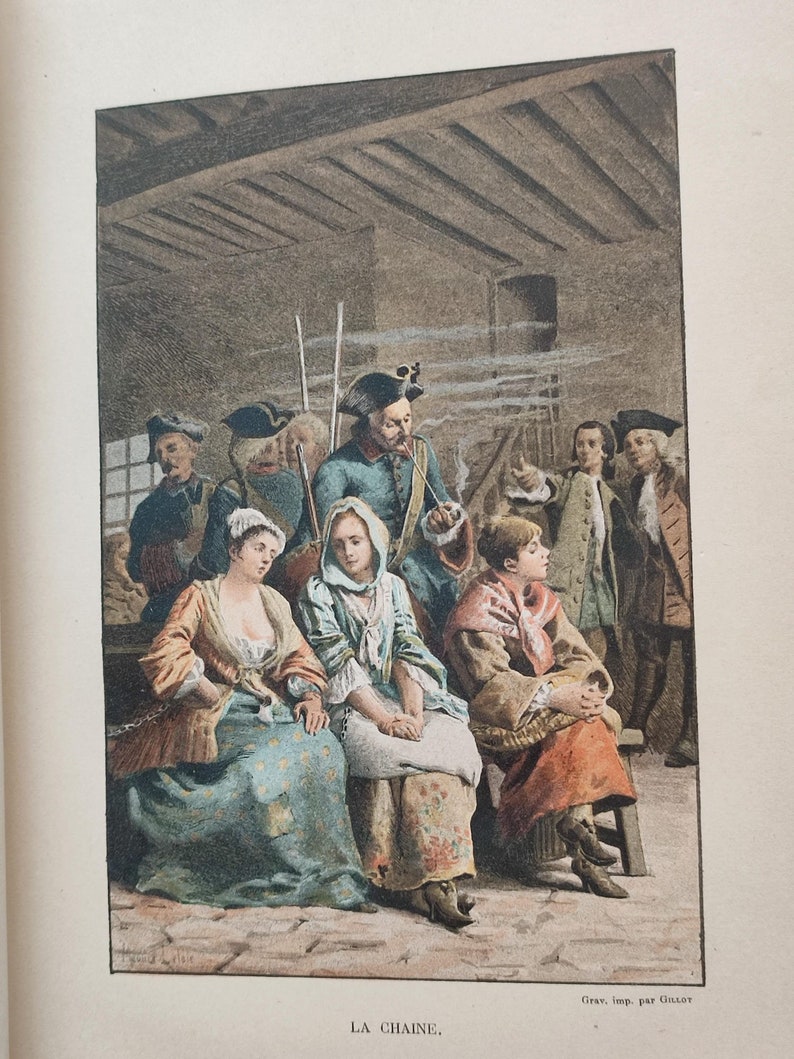 Antikes Buch Frankreich 1889 Histoire de Manon Lescaut Bild 10
