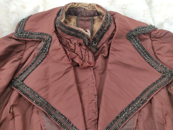 ANTIQUE France bodice jacket women's jacket boudo… - image 2