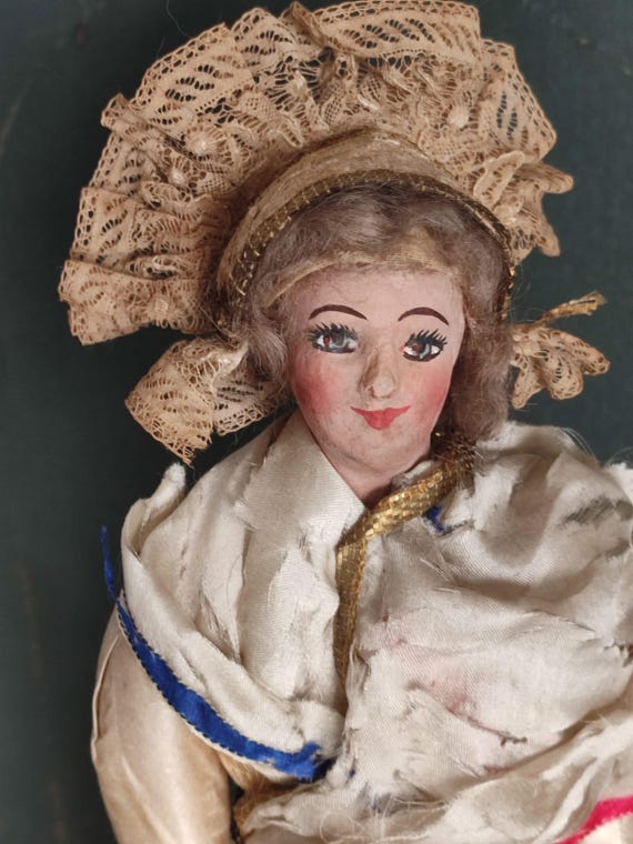 アンティーク ビーズ ヘッドドレス アート作品 フランス ブロカント