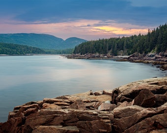 Otter Cliffs | Acadia Print, Acadia Art, Acadia poster, Acadia Photo, Acadia Photograph, Acadia gift, Acadia canvas, Maine wall art